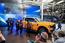 Im südafrikanischen Ford-Werk wird der Produktionsbeginn der neuen Raptor-Generation gefeiert.  Foto: Autoren-Union Mobilität/Ford